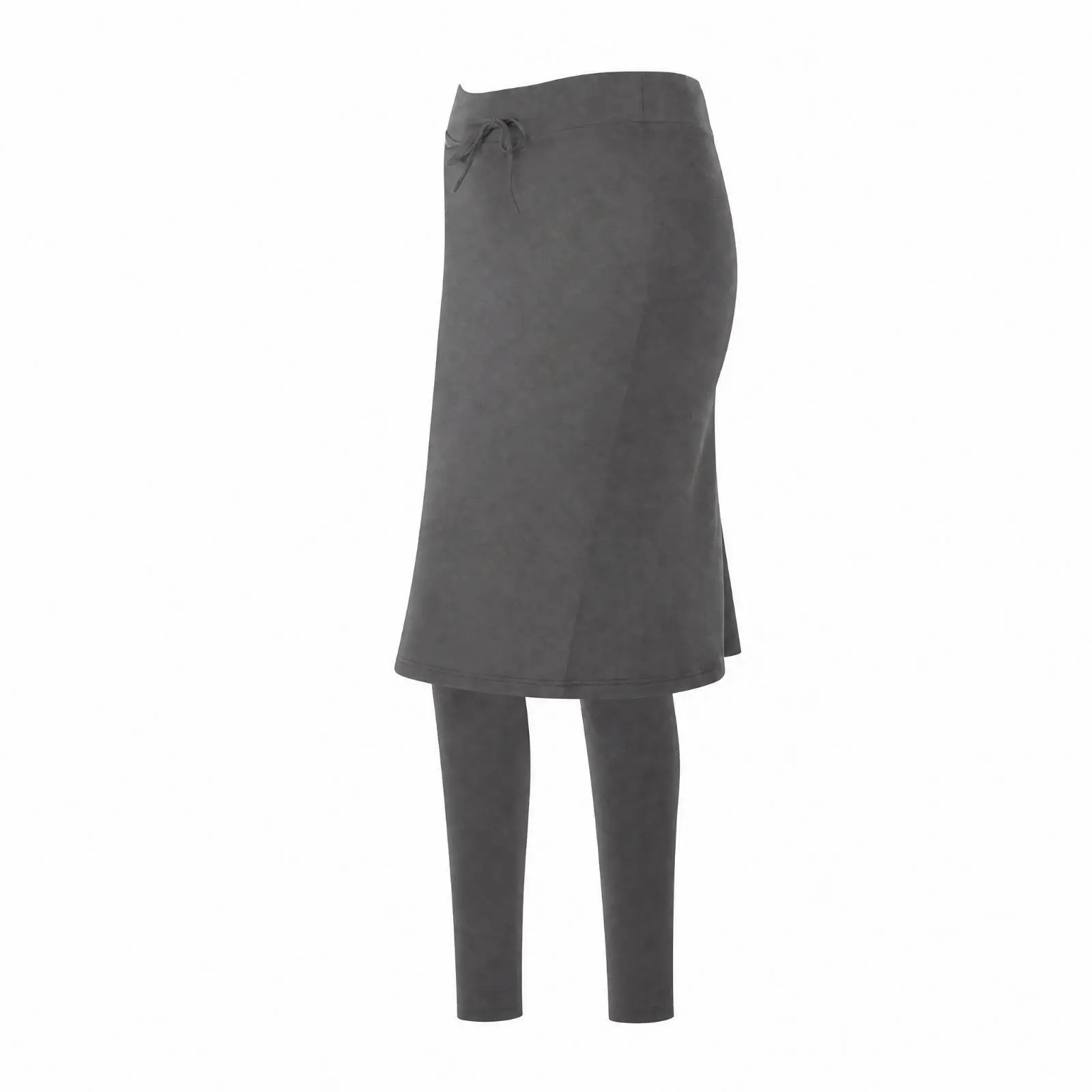 Women's Athletic Skort with Cropped Leggings Quick-Wicking Running Skort with Inner Pocket Elastic Waist Pilates Skirt with
