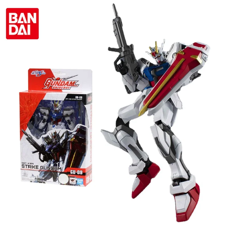 Bandai Gundam Model Kit Anime Figure Universe GU GAT-X105 STRIKE Gundam Genuine Model Action Toy Figure Toys for Children