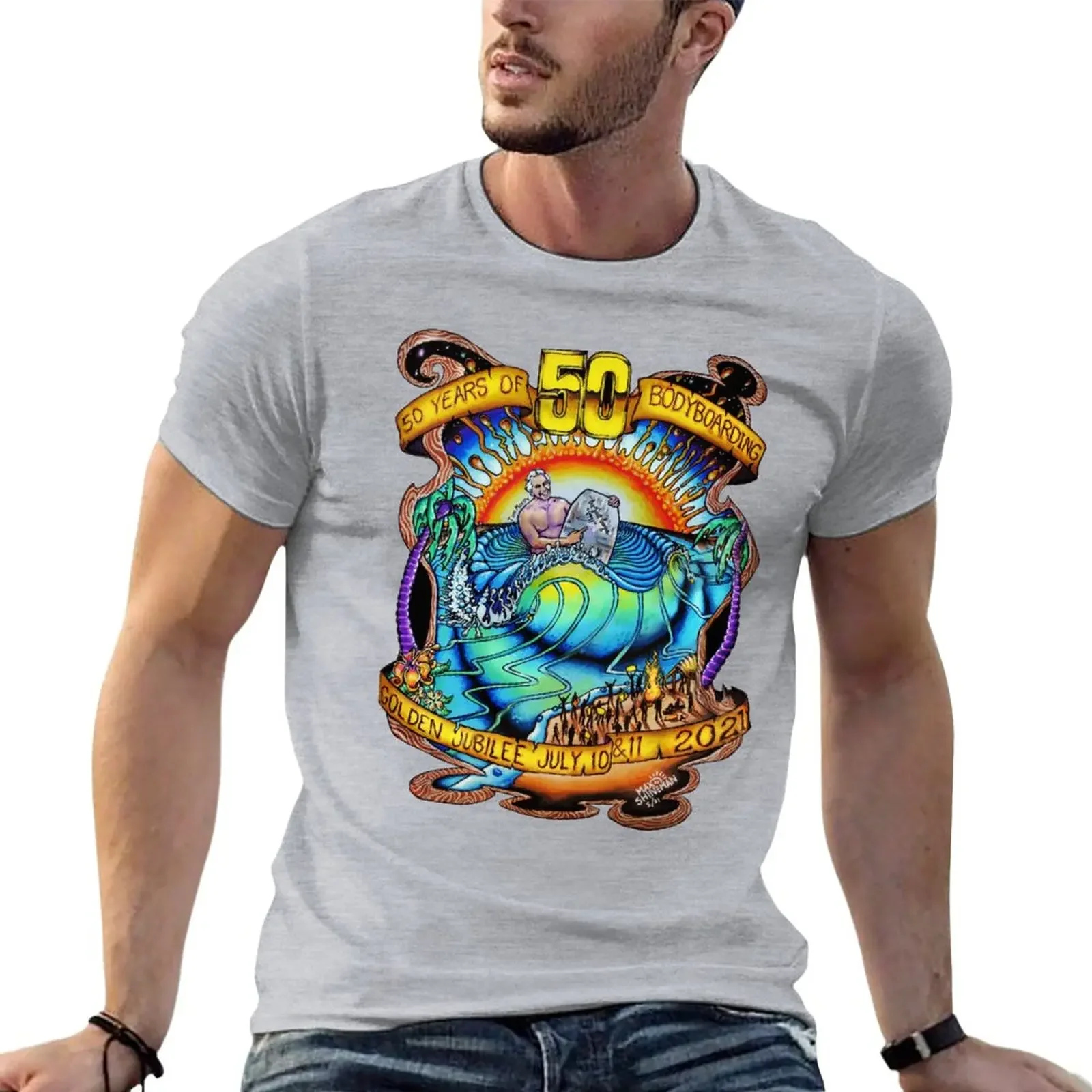 

50 years of Boogie by Max Shineman T-Shirt oversized t shirt customized t shirts Tee shirt black t shirt black shirts for men