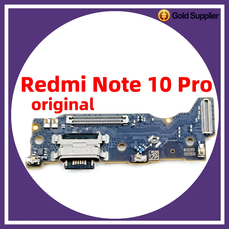 Originální pro Xiaomi redmi nota 10 pro dok konektor USB nabíječka nabíjení levý bok lodi flex kabel deska náhrada