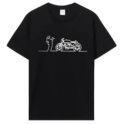 Lovers Moto Guzzi La Linea Guzzisti Nomads T Shirt Hip Hop Tshirt Streetwear Lineman TV Series Clothing Cotton Tees T-Shirt