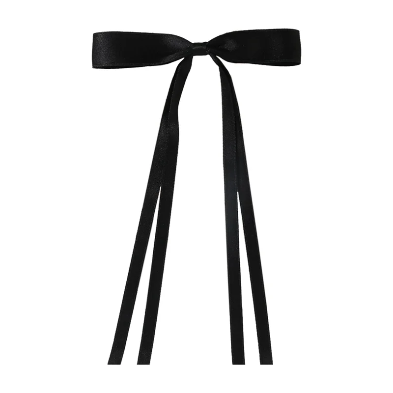 

ATQ5 Chain Bows For Hair Bow Hair Clips With Tail Hair Bow Clips For Women Dots Hair Bows For Girls 1Set A