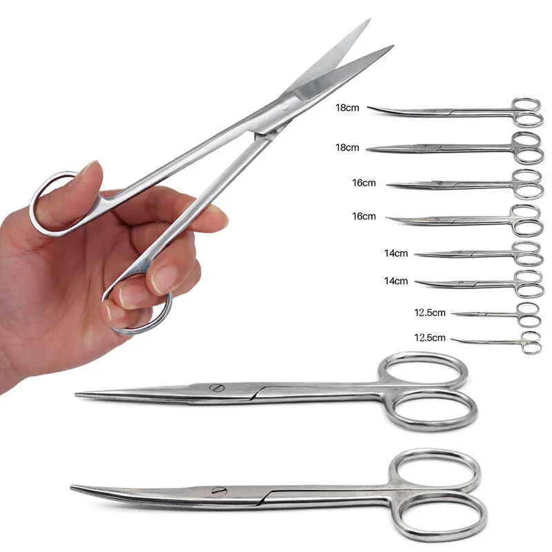 

Dental Steel Oral Surgical Straight/Elbow Scissors Stainless Surgery Tools Different Sizes Dental Surgery Equipment