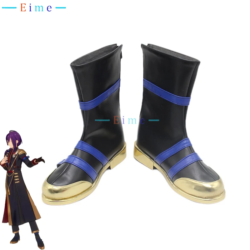 Game Ensemble Stars Ayase Mayoi Cosplay Shoes Halloween Carnival Boots Cosplay Props PU Shoes Custom Made