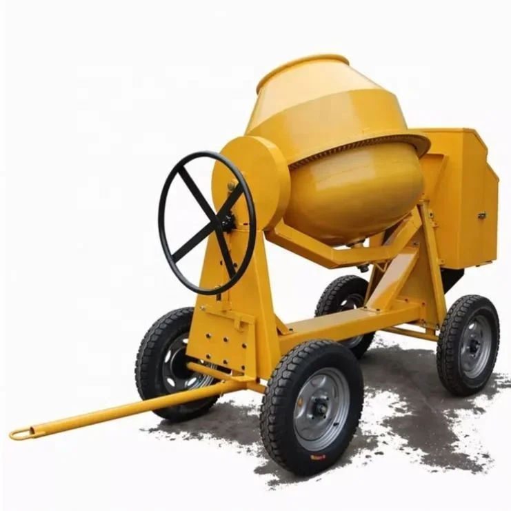 Hot Selling Portable Diesel Gasoline Electric Concrete Pan Mixer Factory Supply