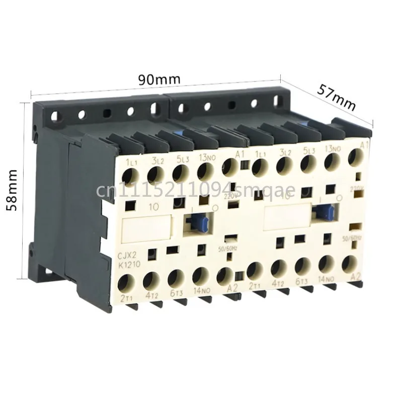 LC2K06 09 12 16 reversible interlocking contactor normally open and normally closed 6A 9A 12A 16A forward and reverse rotation