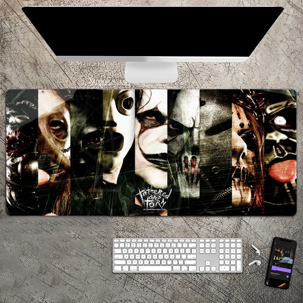 S-Slip-knotes  Mousepad Custom Skin Desktop Desk Mat Kawaii Gaming Accessories Students Writing Pad for PC Computer Table