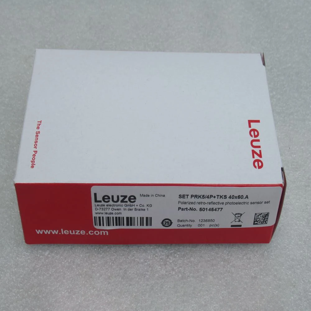 Brand-new Leuze Photoelectric Sensor PRK5/4P in stock, Part No. 50117705, free reflector 50125455 included