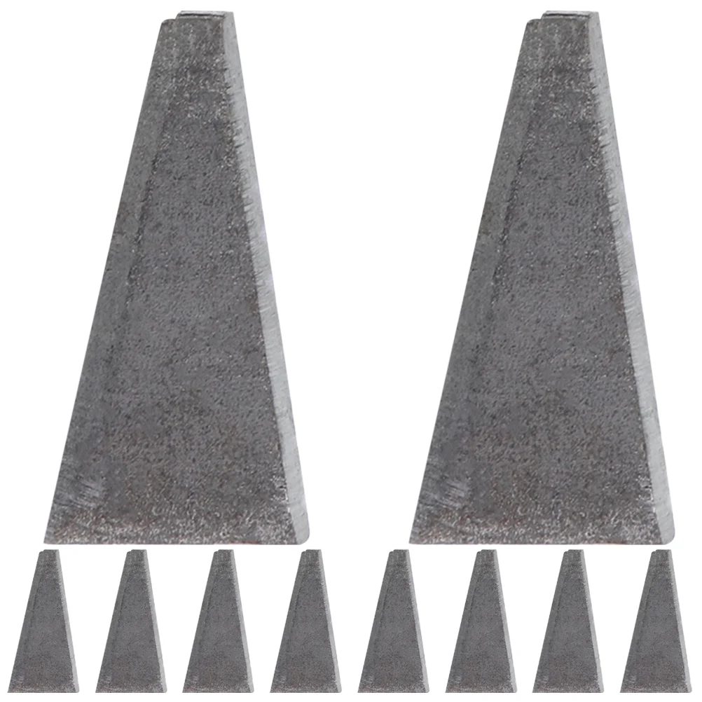 10 Pcs Triangle for Axe Handle High Carbon Steel Reinforcement Tool Compact Size Easy Storage Transport