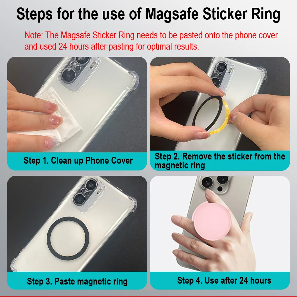 Grippopso Pop Magnetischer Handygriffhalter Ständer NEU Silikon-Griptok für Magsafe Zubehör Smartphone-Halterung – Detail 12