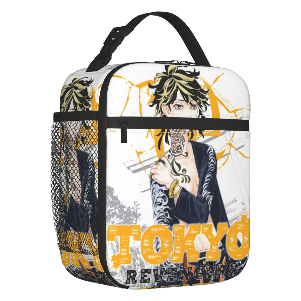 

Japanese Manga Tokyo Revengers Insulated Lunch Tote Bag for Women Portable Thermal Cooler Food Lunch Box Work School Travel