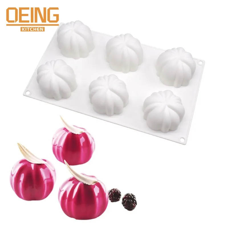 

Pumpkin Cake Mousse Baking Mold DIY Chocolate Jelly Dessert Halloween Thanksgiving Cake Decorating Tools Pastry Accessories