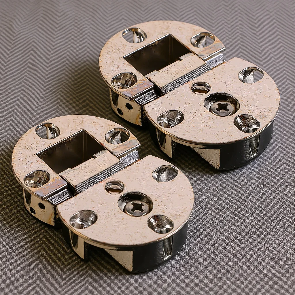 

2 pcs Close Hinges Heavy Duty Zinc Alloy 180 Degree Butt Hinges For Table Flap Self-Supporting Round Hinge Folding Flips