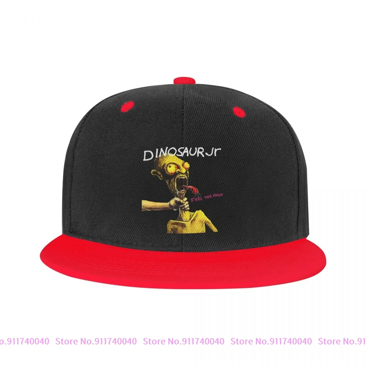 

Dinosaur Jr Band Style Tour Concert Children Snapback Cap Style Splicing Colorful Teenager Baseball Caps