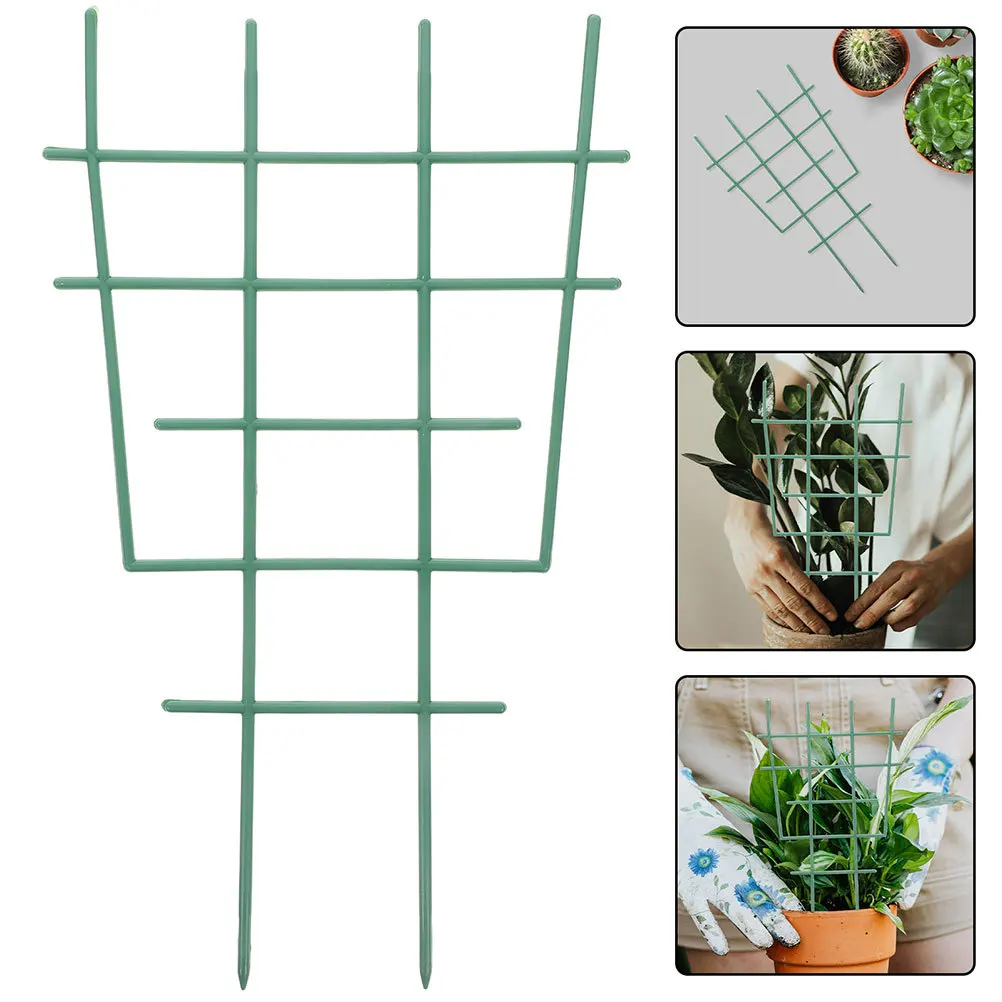 

4Pcs Plant Support Frame Plastic Climbing Trellis for Indoor Outdoor Potted Plants Wide Application Decorative