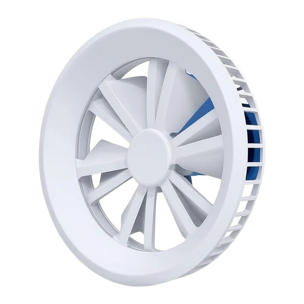 Adjustable ABS Rotary Air Outlet Vent For AC Heating Cooling System White Round Diffuser For Indoor Air Circulation Control