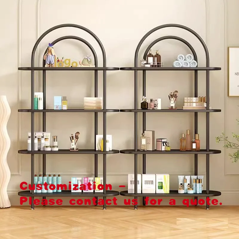 

Стеллаж для демонстрации косметики из стали на заказ: для салонов красоты, маникюрных студий, супермаркетов, демонстрационных залов, хранения товаров