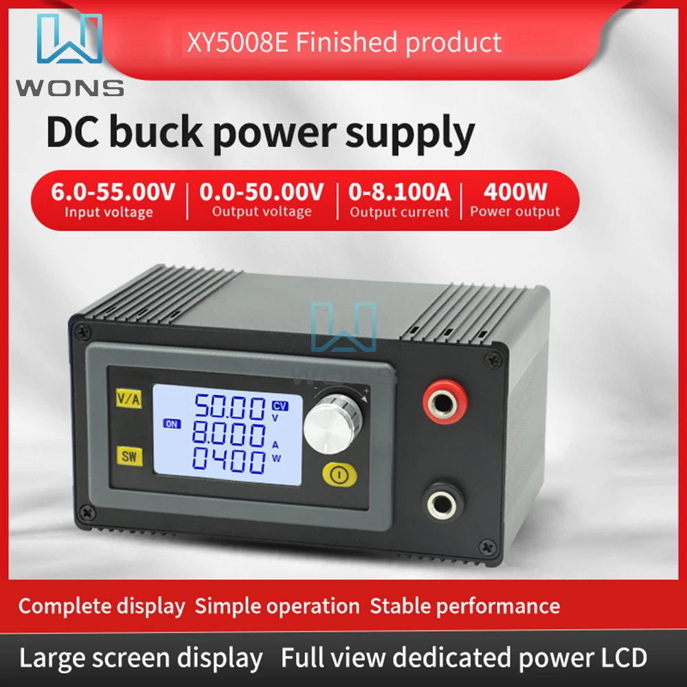 

DC Buck Boost Converter Digital Controlled Adjustable Voltage Regulator DIY Constant Voltage Power Supply Solar Charging Module