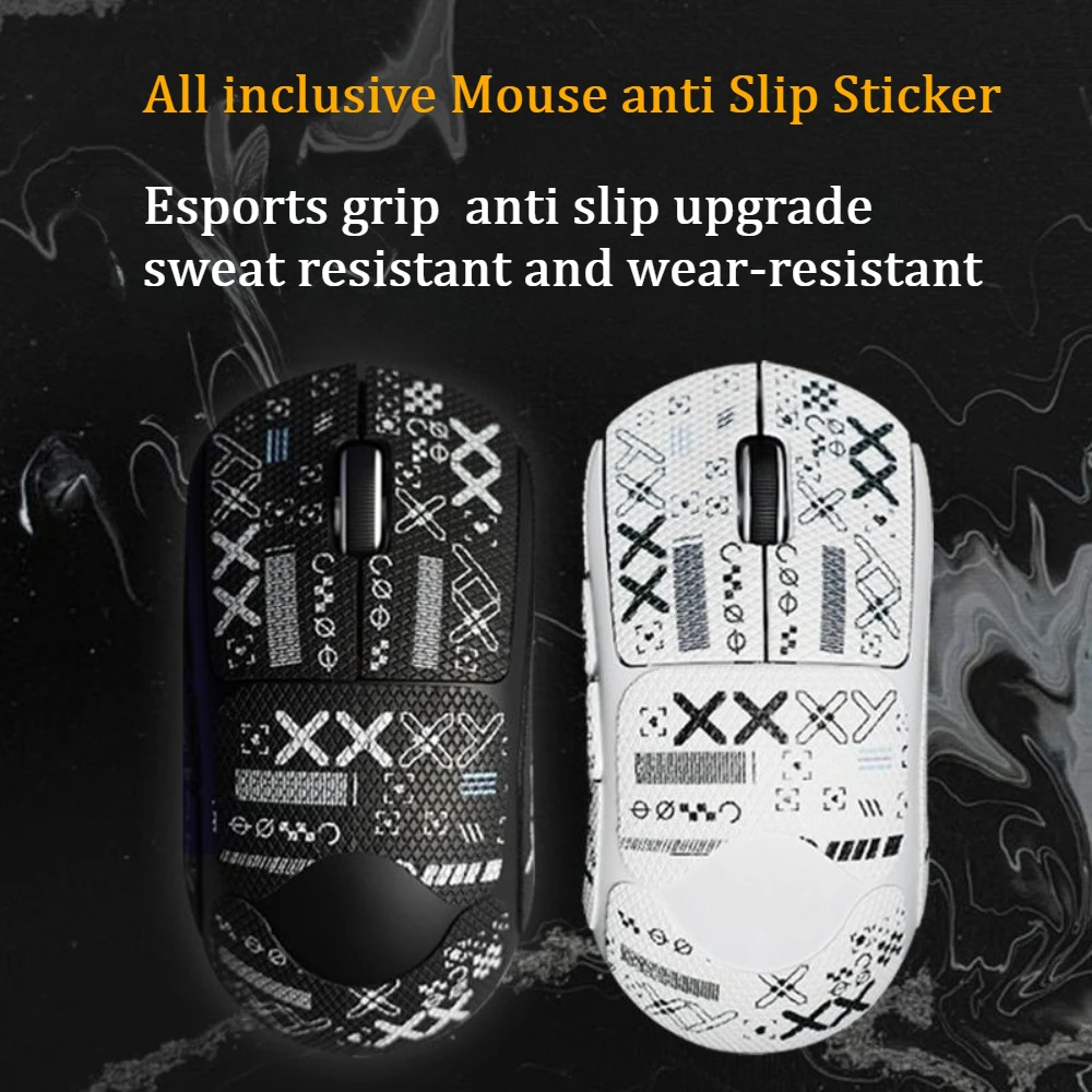 Mouse Anti Slip Sticker Set for Esports Gaming Mice Grip Strap Stickers Sweat Absorbing Anti Slip Scratch Resistant