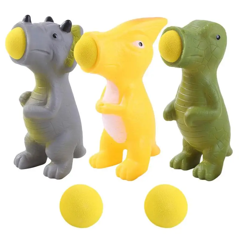 Funny Animal Pop Out Foam Balls Dinosaur Squeeze Shoots Ball Kids FidgetToys Stuff Weird Gadgets Autism Sensory Anti Stress Toys