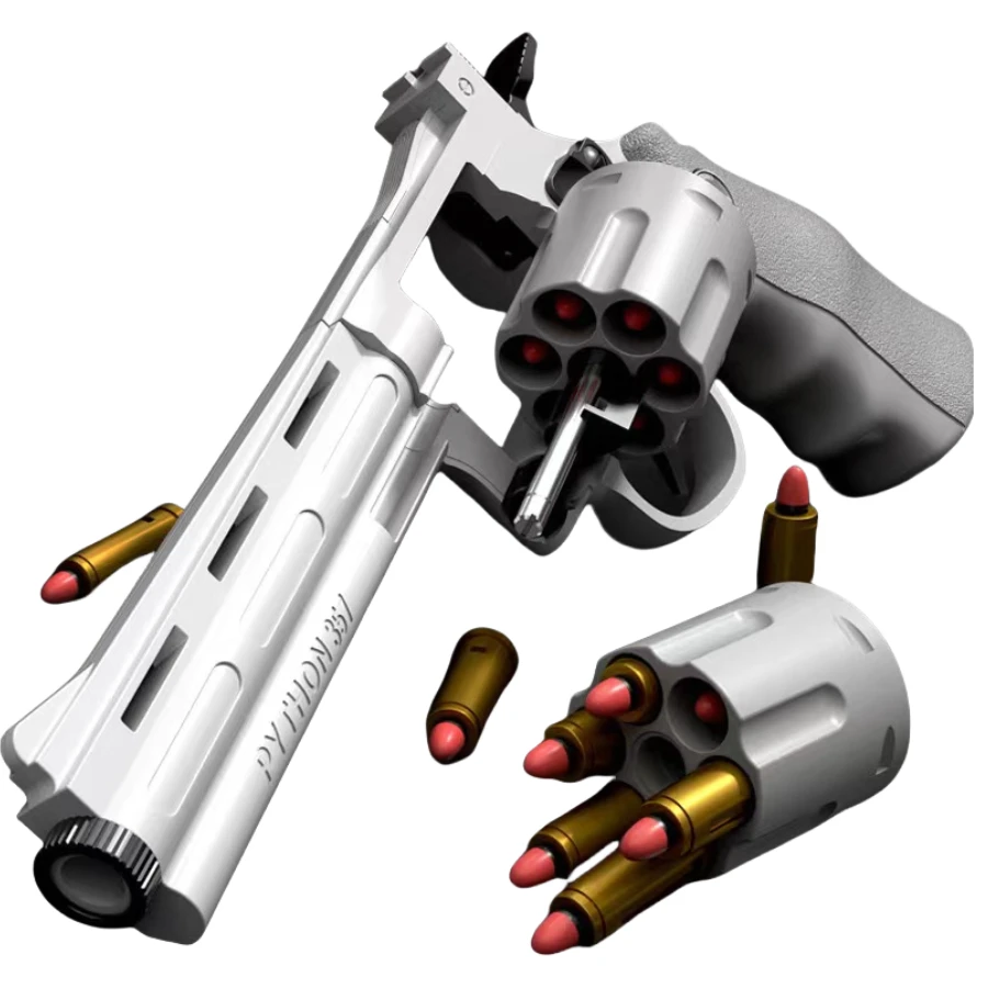 

ZP5 Revolver Pistol Launcher Safe Soft Bullet Toy Gun Weapon Model Airsoft Pneumatic Shotgun Pistola Kid Christmas Boy Gift