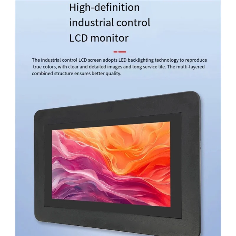 A99E-DSI Capacitive Touch Display, 7Inch IPS Panel 1024X  600 Pixels, Optical Bonding Toughened Glass, Point Touch