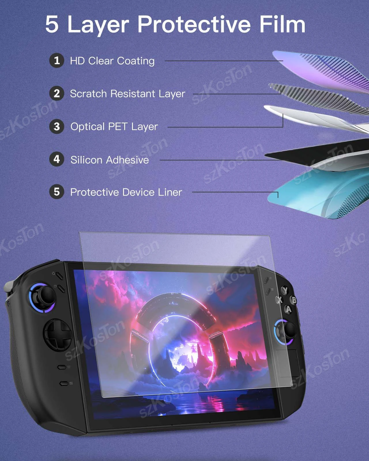 9H gehärtetes Glas Displayschu – Gaming Console Lenovo Legion Go Bewertung und Preis