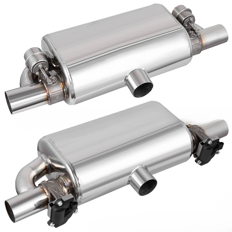 Automobile modified exhaust valve drum remote control variable self-contained vacuum pneumatic valve drum