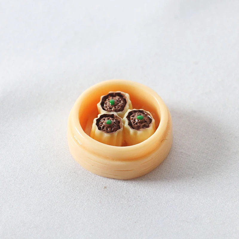 5pcs 1:12 Scale Miniature Dollhouse Chinese Dim Sum Food for Decor Toys[S15][S15]