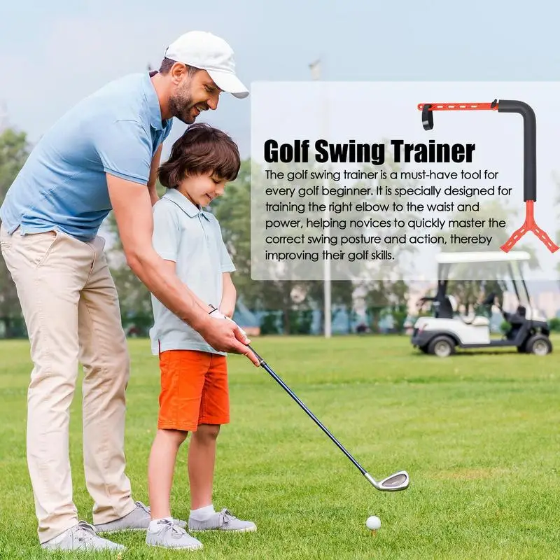 Golf Swing Aid Golf Posture Correction 90-Degree Spinner Swing Motion Trainer Ergonomic Grip Golf Training Equipment Improving