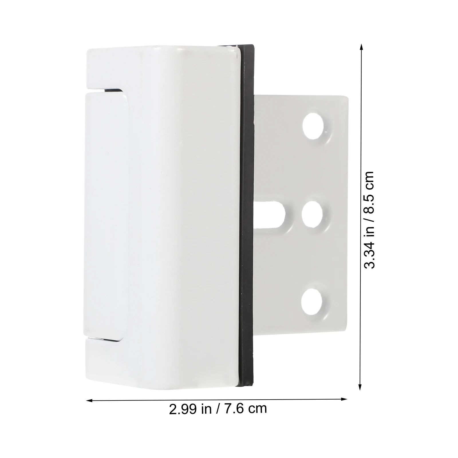 

Aluminum Alloy Security Door Lock Heavy Duty Child Proof No Key Required Easy Install Front Door Reinforcement Locks Safe