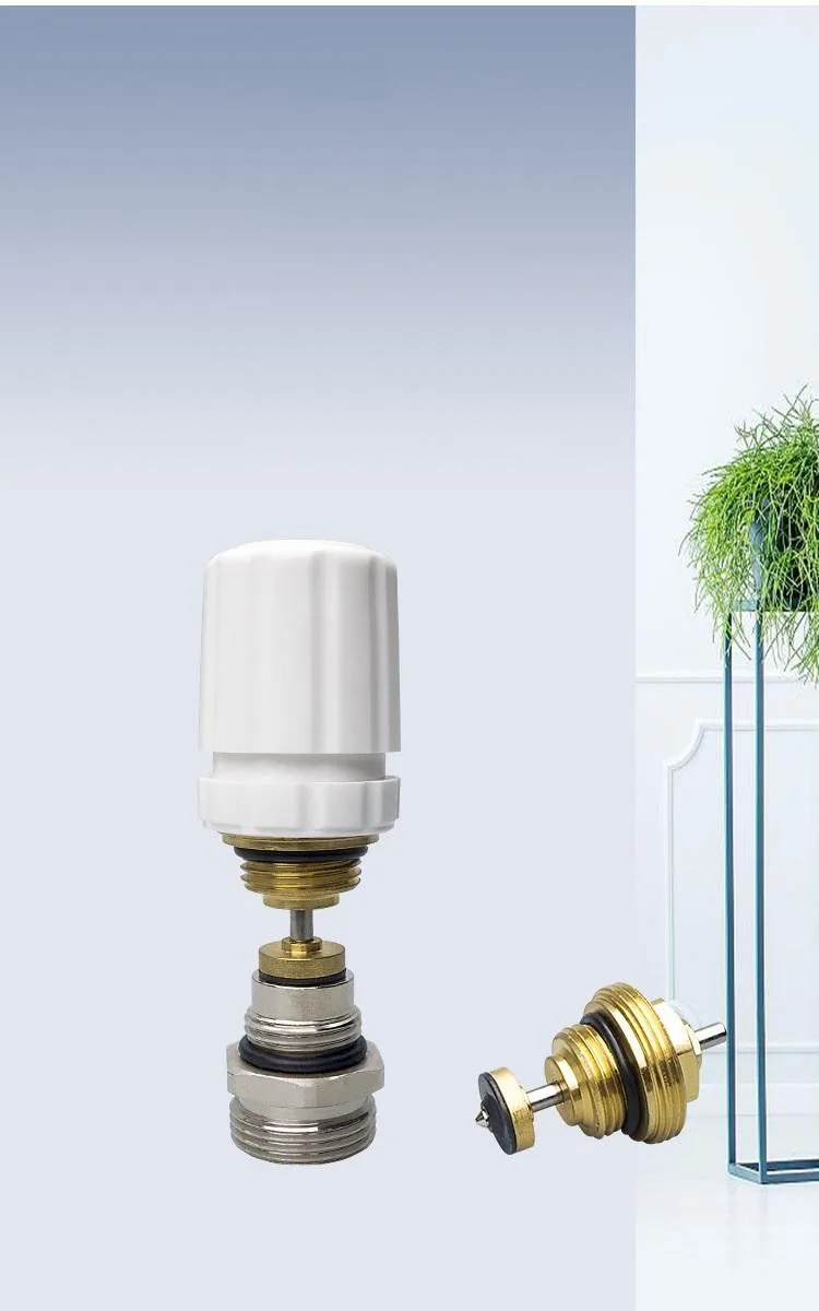 Valve Insert For Underfloor Heating Spreader Heating Circuit Distributor Water Separator Structure Automatic Spring Valve Cor