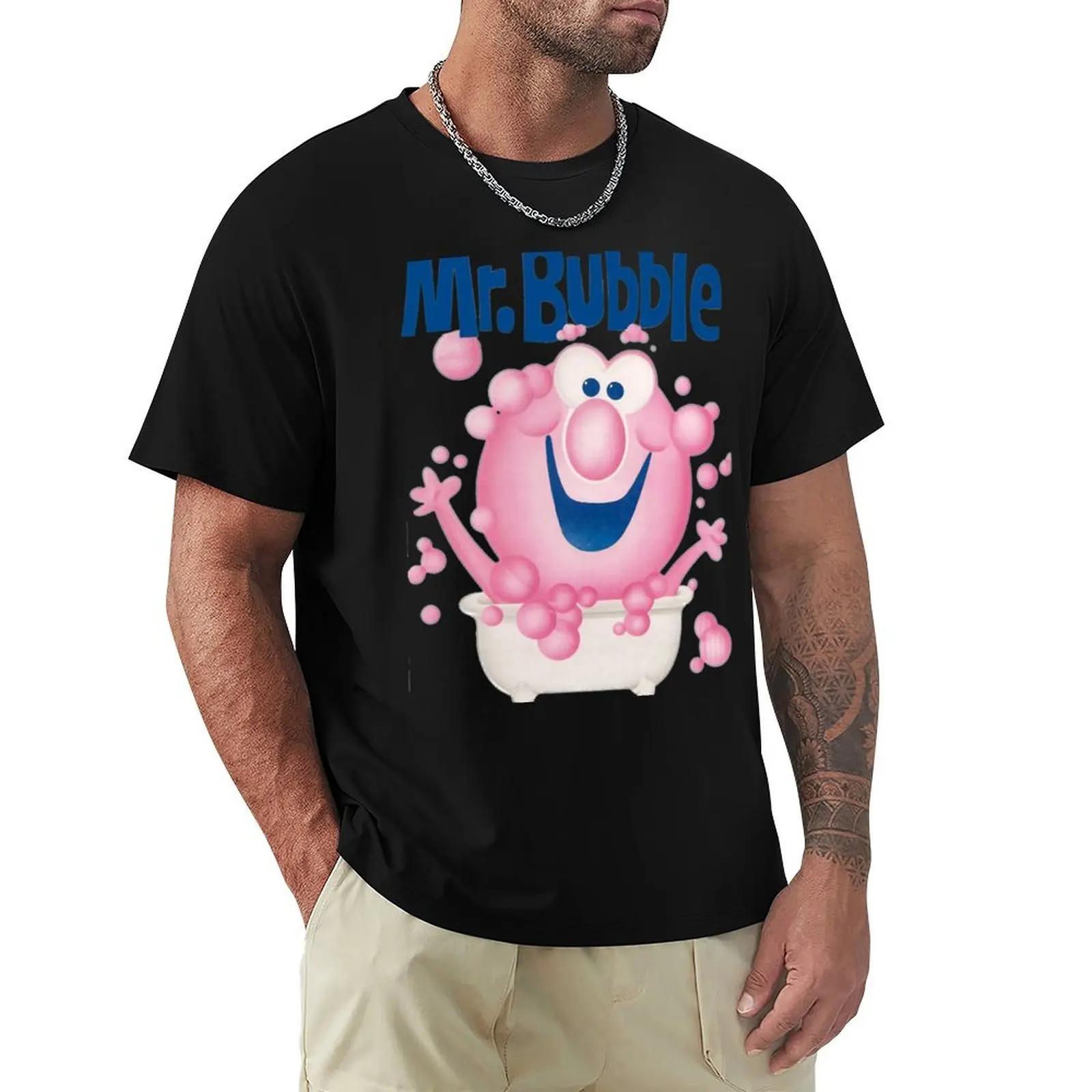 Mr. Bubble Makes bath Time Fun T-Shirt t shirt man luxury T-Shirt