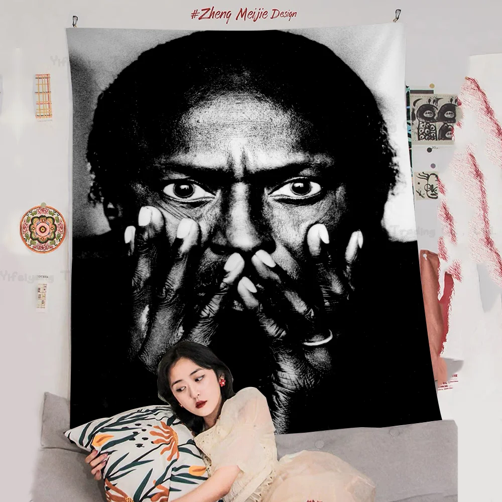 

Miles Davis Jazz Music Star Printed Large Wall Tapestry Wall Hanging Decoration Household Decor Blanket