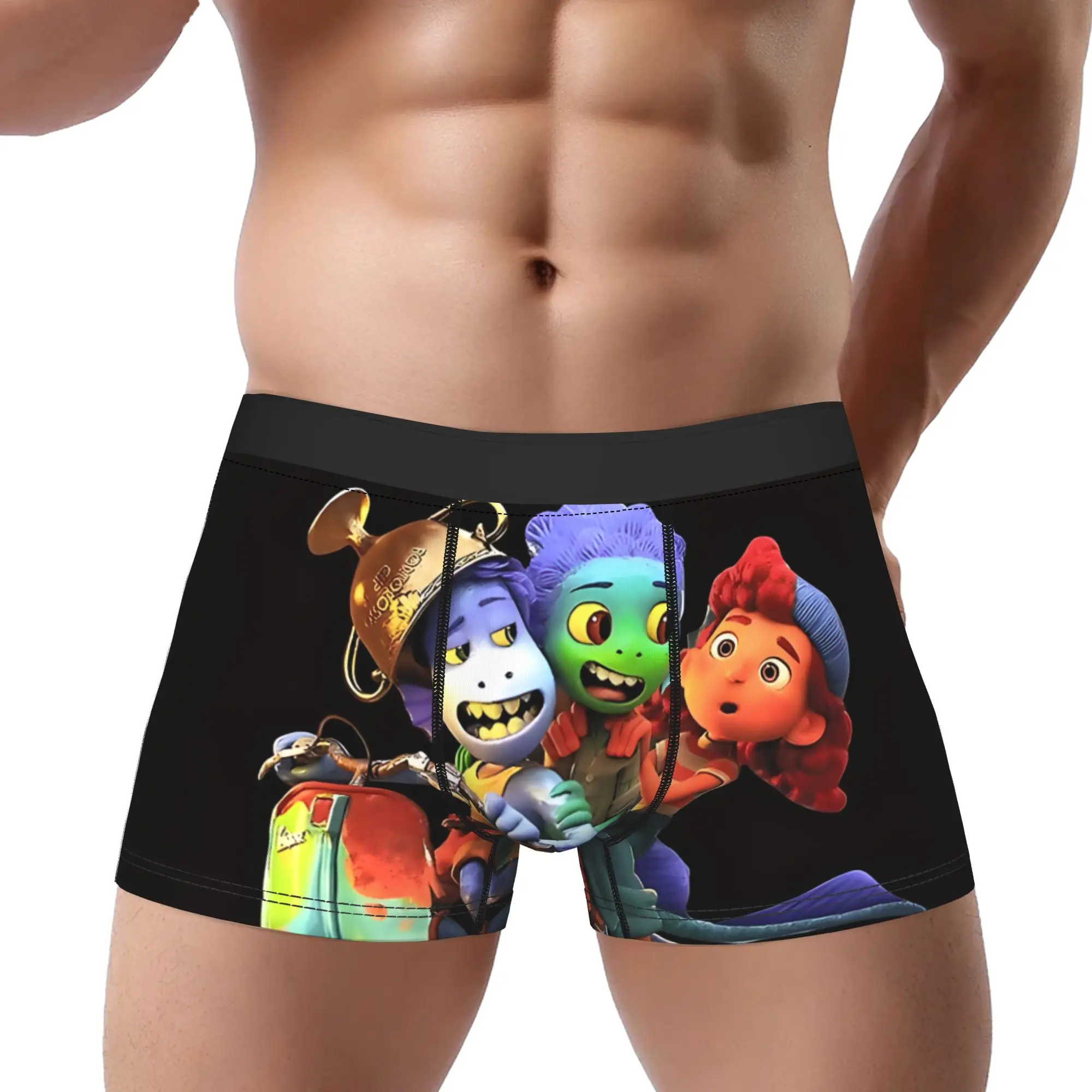 

Alberto Lovelove Luca Underpants Breathbale Panties Men's Underwear Print Shorts Boxer Briefs