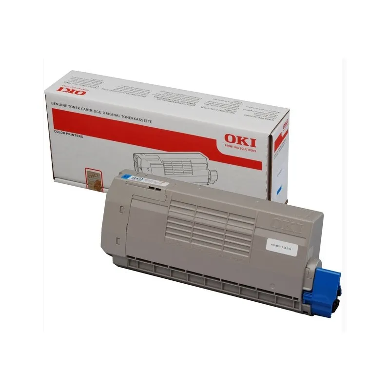 OKI C710/C711 Cyan Original Toner cartridge-44318607 44318607 tintasycartuchos.com