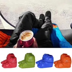 1 Pair Practical Ultralight Winter Thermal Foot Cover Protective Shoe Covers Winter Warm Down Footwear for Outdoor