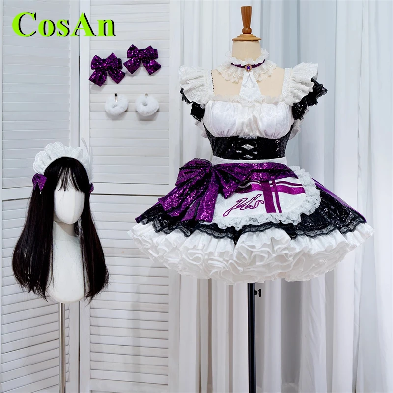 

CosAn Anime LoveLive Nozomi Tojo Cosplay Costume Dress Singing Costume Angel Idol Party Role Play Clothing Vocal Concert