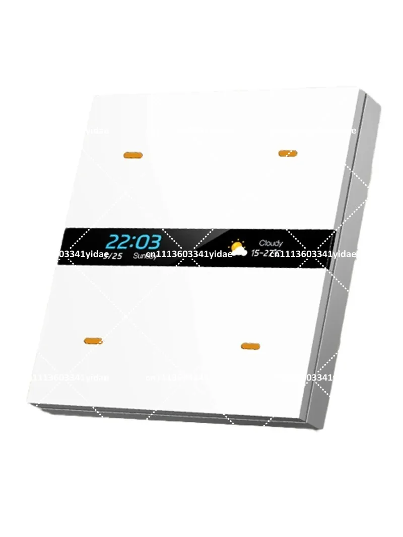 Zigbee Smart Scene Switch Panel, Wireless Lighting Control, Smart Socket for Home Automation, 86 Box Compatible