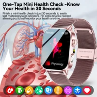 New Precise Health Care Smart Watch ECG+HRV Uric Acid Blood Lipids Emotional Perception Bluetooth Call Smartwatchs For Men Women - Image 4