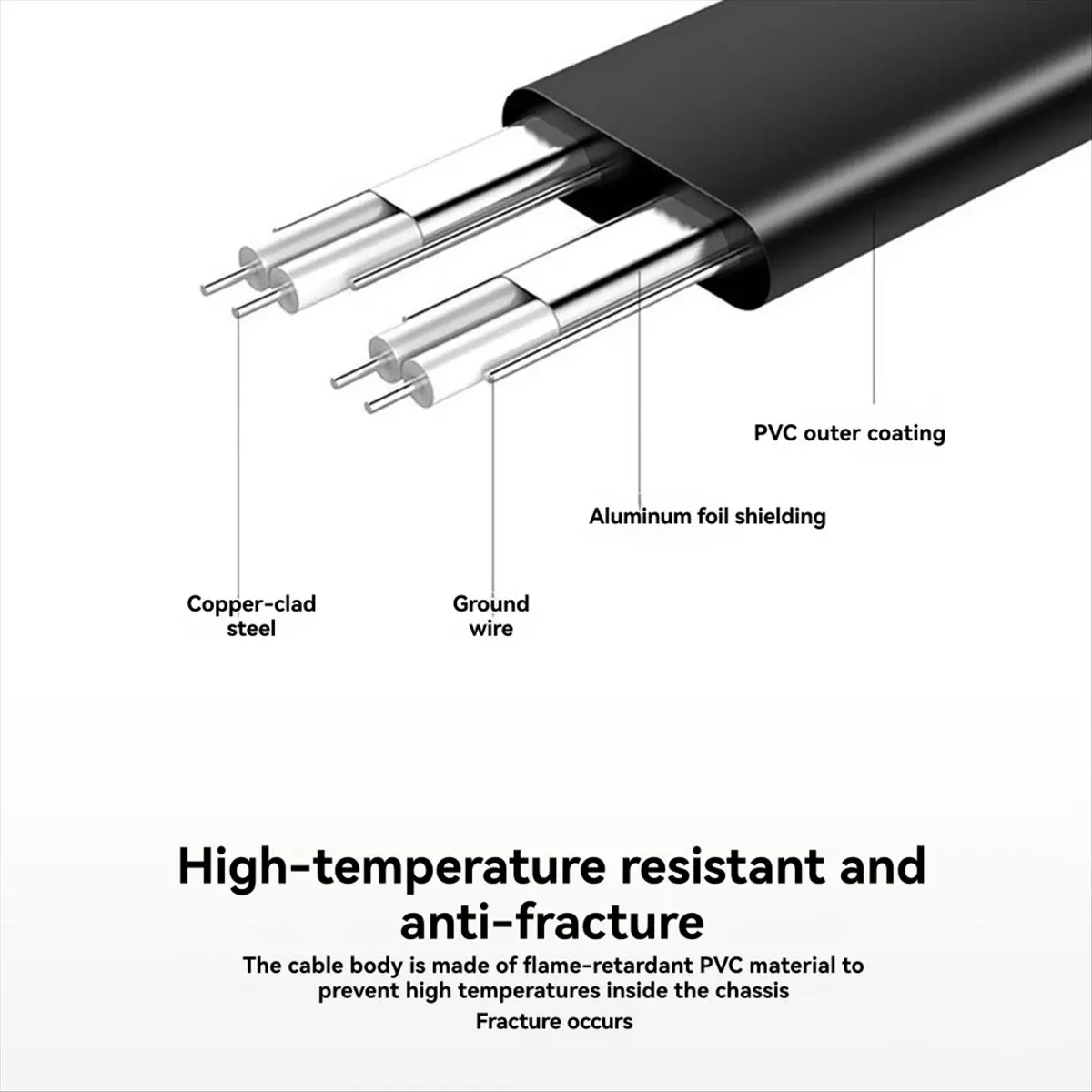 A46U SATA3.0 Data Transmission Cable PC Laptop SATA HDD SSD Drive Writer Straight 6Gbps Quick Data Cord