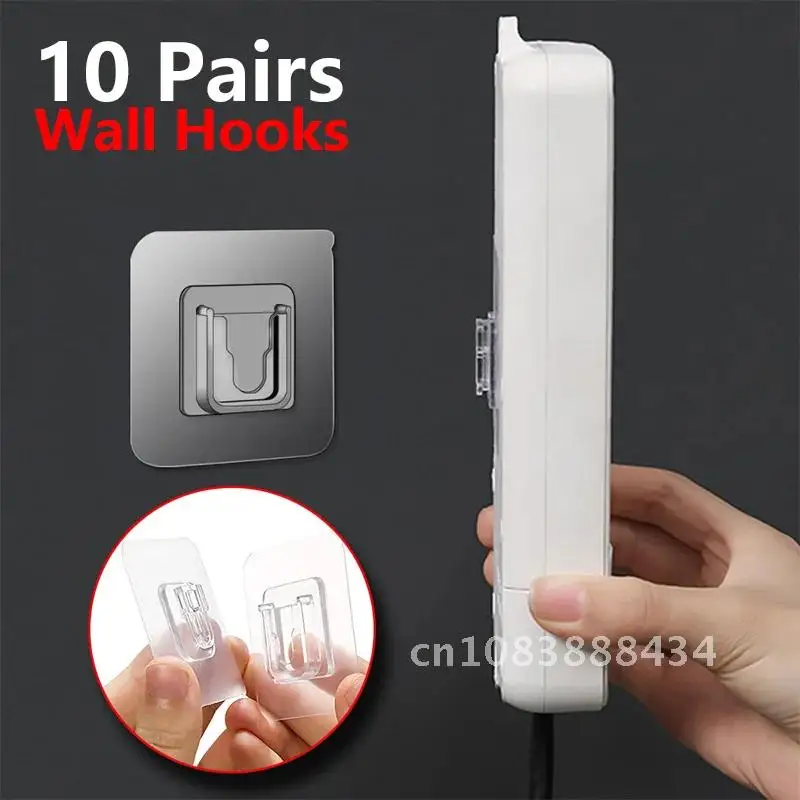 

Strong Transparent Suction Cup Wall Holder Double-Sided Adhesive Wall Hooks Hanger ForBathroom bedroom Photo frame/grass