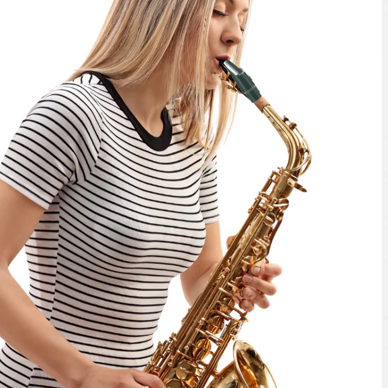 

Professional Plastic Sax Mouthpiece Durable Easy Install for Beginners and Pros Musical Instrument Accessories