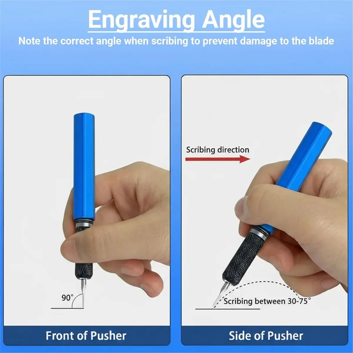 Budget-Friendly-Model Scriber Tool Set with 0.1mm Steel Blade- Panel Line Engraving Chisel for , RG Scale Models