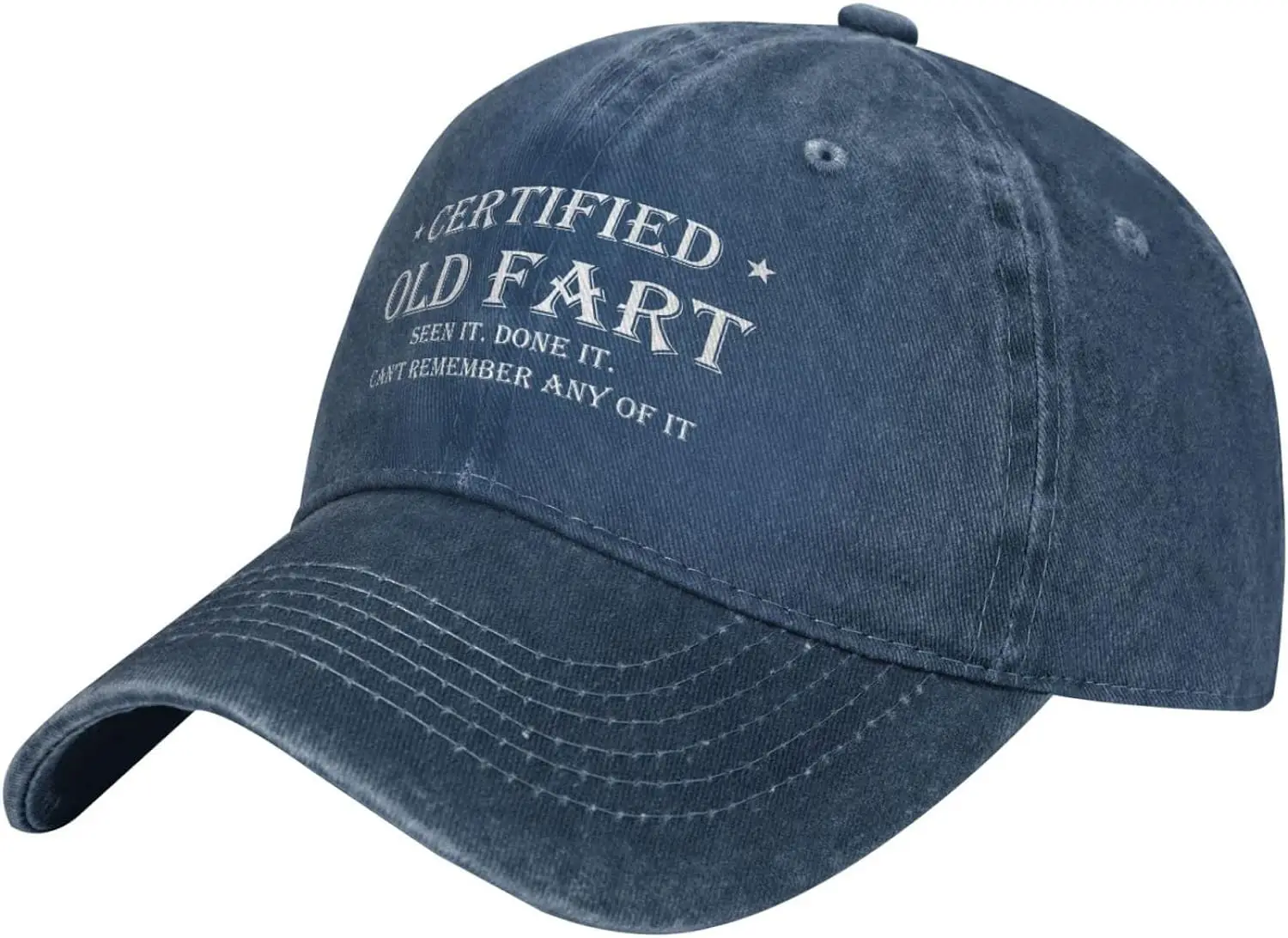 Funny Hat Certified Old Fart Hat for Men Baseball Hats Graphic Cap