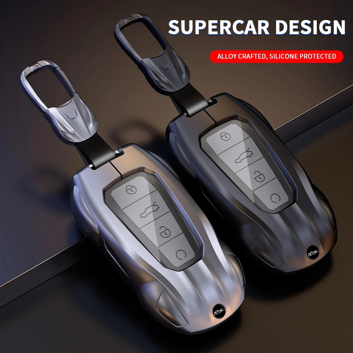 NEW Car Key Case Cover Bag Alloy Leather For Geely Emgrand X7 EX7 Coolray Atlas Boyue GT GC9 NL3 Tugella Car Styling Accessories