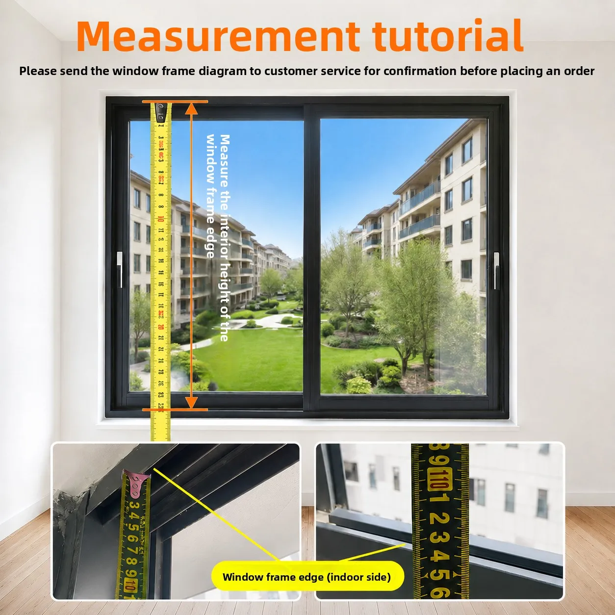 No punching window exhaust fan, no installation ventilation fan, strong silent kitchen household view 5