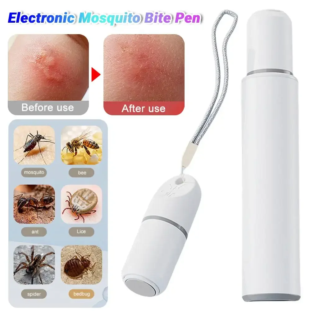 

Electronic Mosquito Bite Pen Chemical-Free Mosquito Bite Heat Pen Anti-Itch Pen for Adult Children for Camping Travel Outdoor