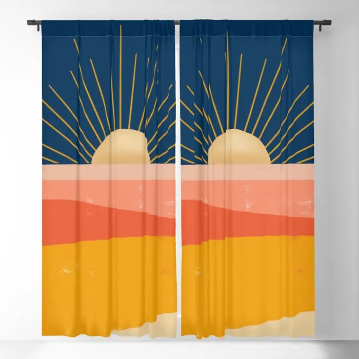 

Here Comes The Sun Blackout Curtains 3D Print Window Curtains For Bedroom Living Room Decor Window Treatments