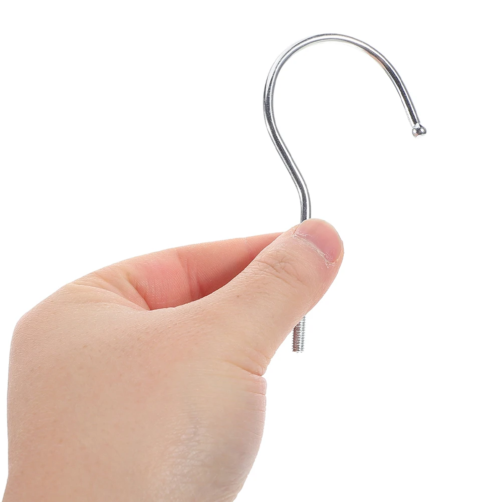 

8pcs Model Film Hooks Adjustable Iron Hangers Closet Space Saving Wardrobe Mannequin Display Clothes Rail Stainless Steel